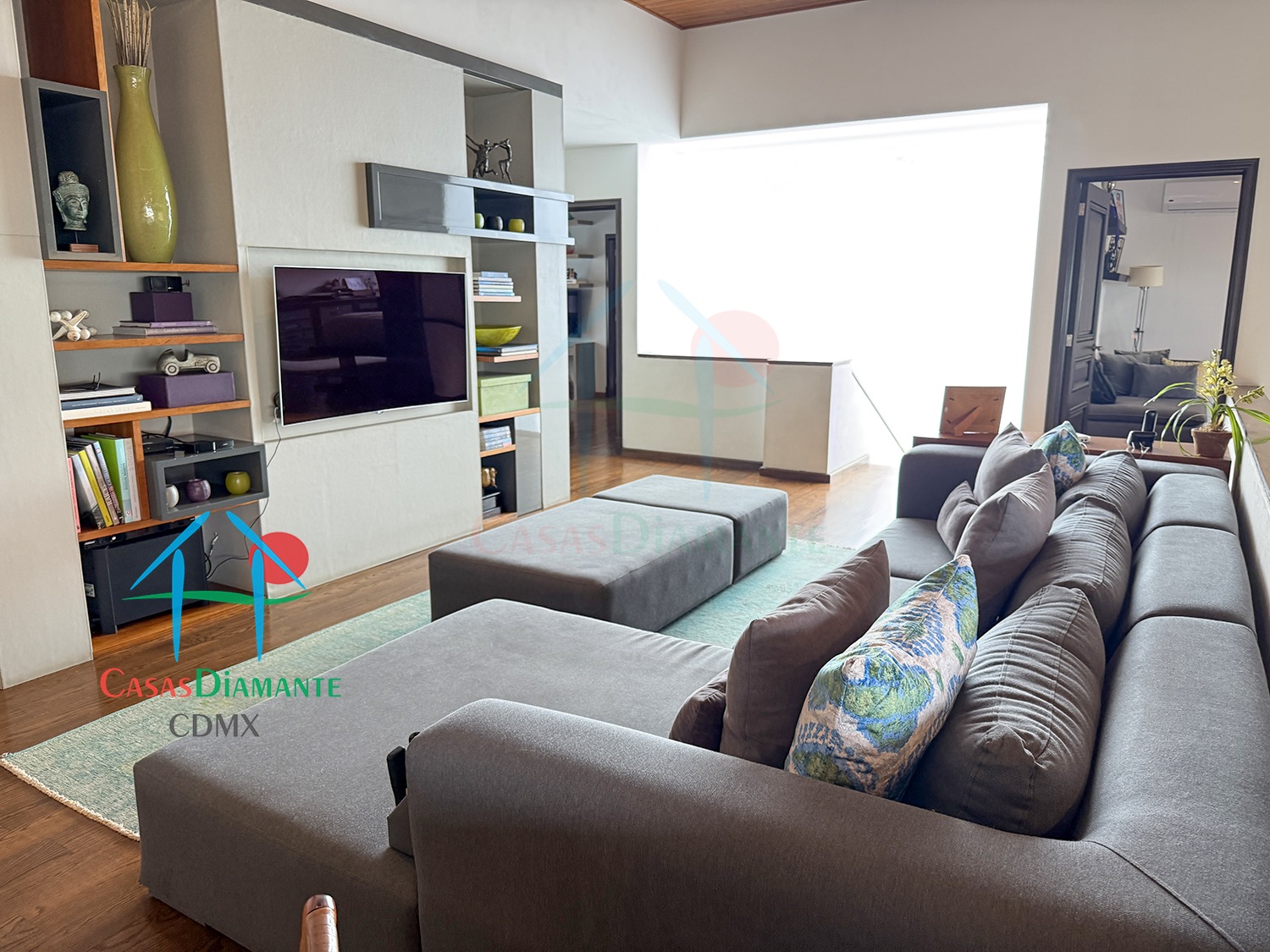 Jardines del Pedregal Casa Árbol B - Sala de TV planta alta 7